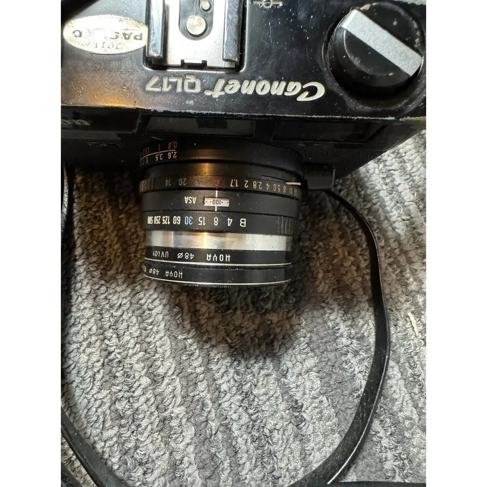 Canon Canonet QL17 GIII, a 35mm film rangefinder camera